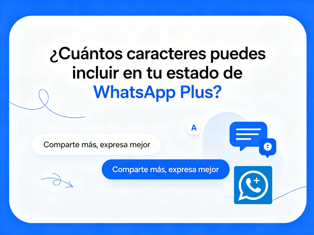 ¿Cuántos caracteres puedes incluir en tu estado de WhatsApp Plus?
