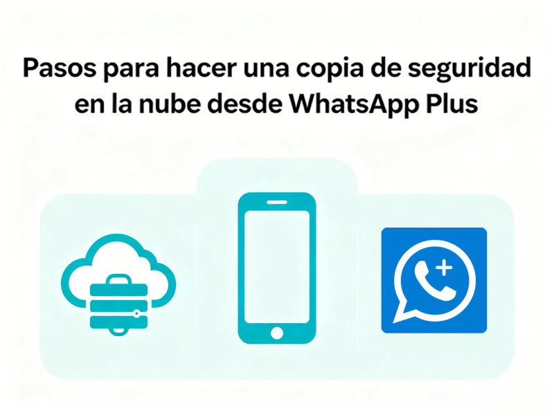 Pasos para hacer una copia de seguridad en la nube desde WhatsApp Plus